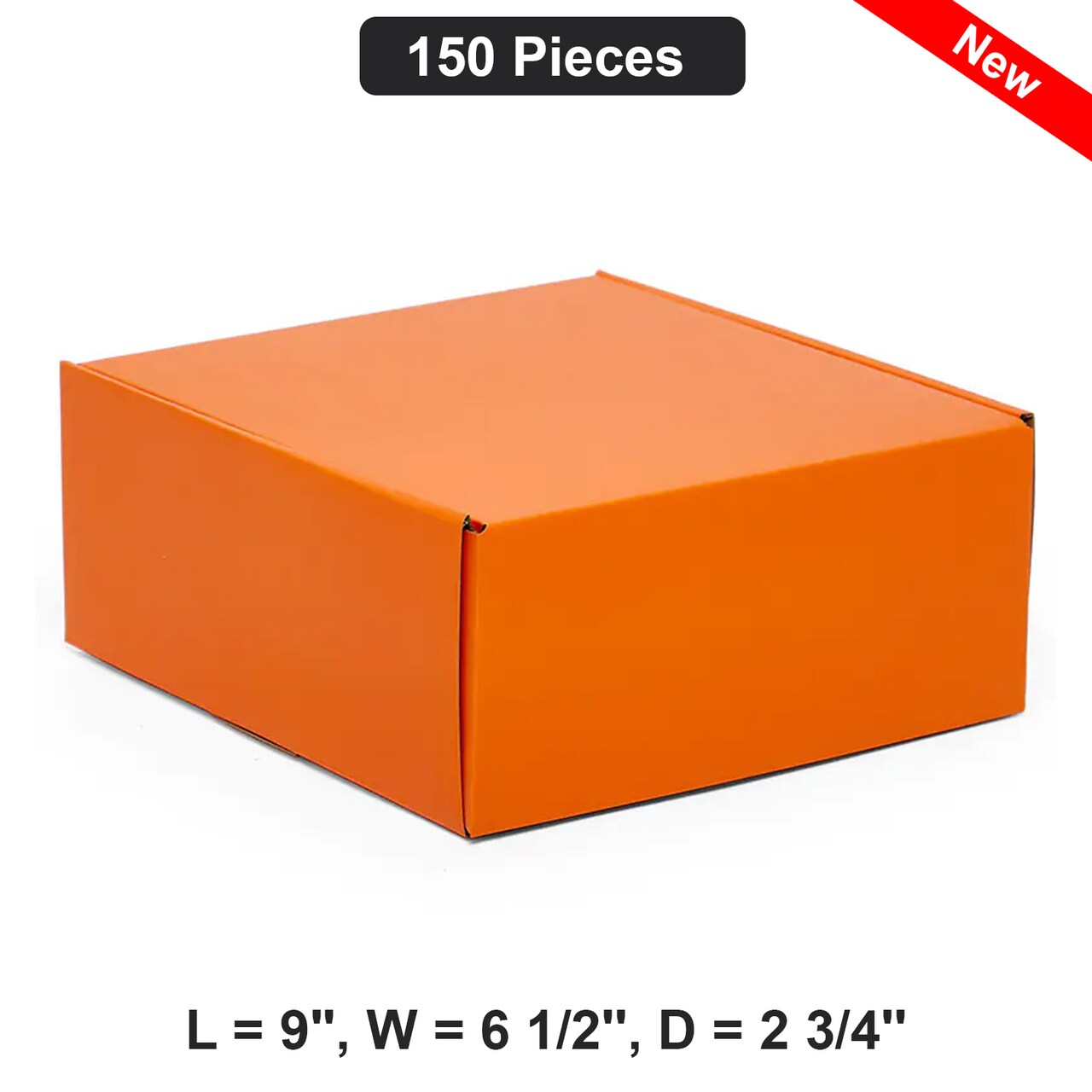 Versatile Mailing Boxes Ideal Dimensions 9" x 6.5" x 2.75" for Safe Shipping